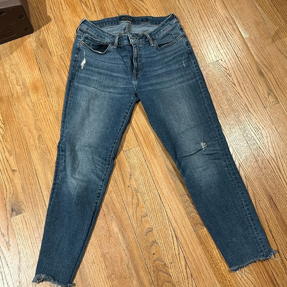 Lucky Brand Mid rise ankle jeans. Size 10